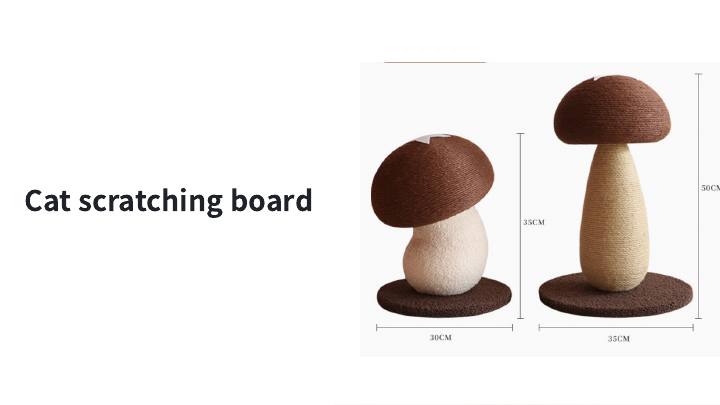 Mushroom Cat Scratching Board