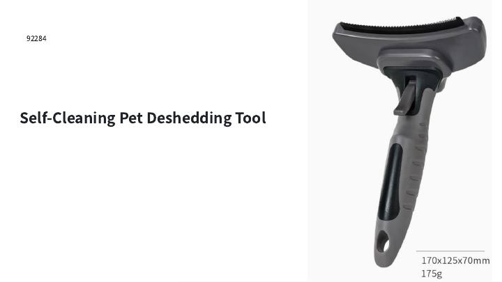Self-Cleaning Deshedding Tool