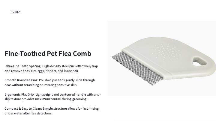 Fine-Toothed Flea Comb