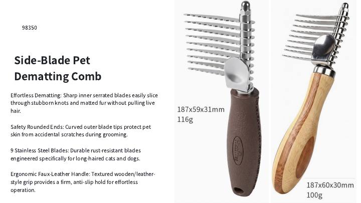 Folding Facial & Flea Comb