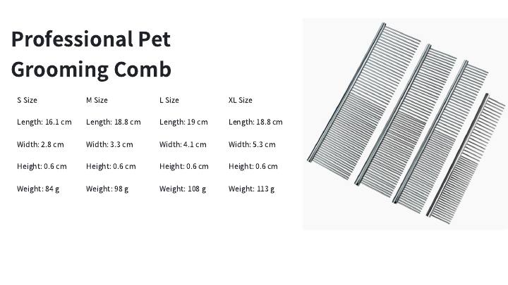 Professional Grooming Comb Range