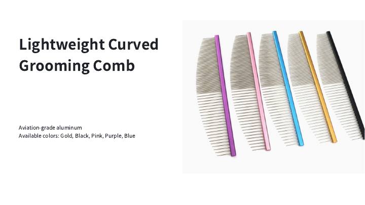 Lightweight Curved Aluminum Comb