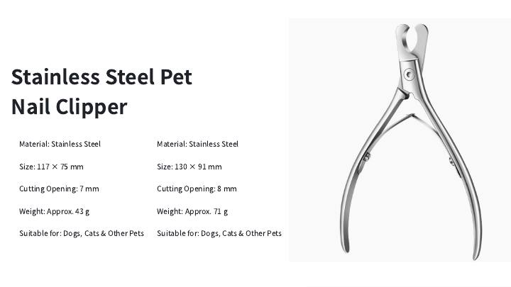 Stainless Steel Pet Nail Clipper