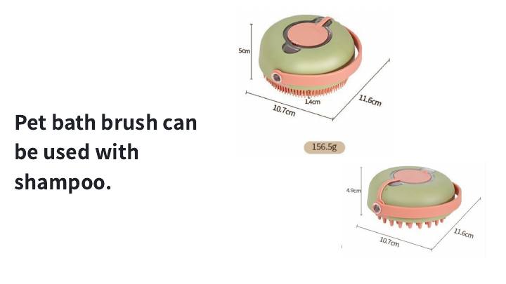 Shampoo Dispensing Bath Brush