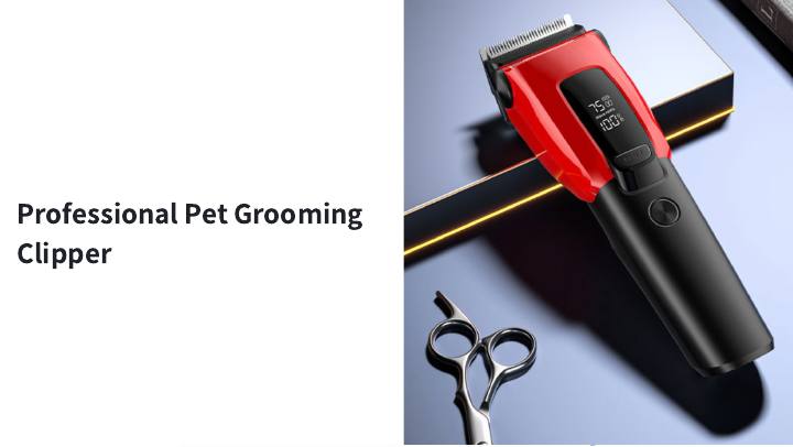 LED Professional Pet Grooming Clipper