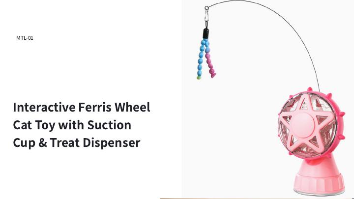 Ferris Wheel Cat Treat Toy