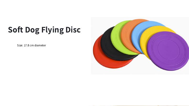Soft Dog Flying Disc